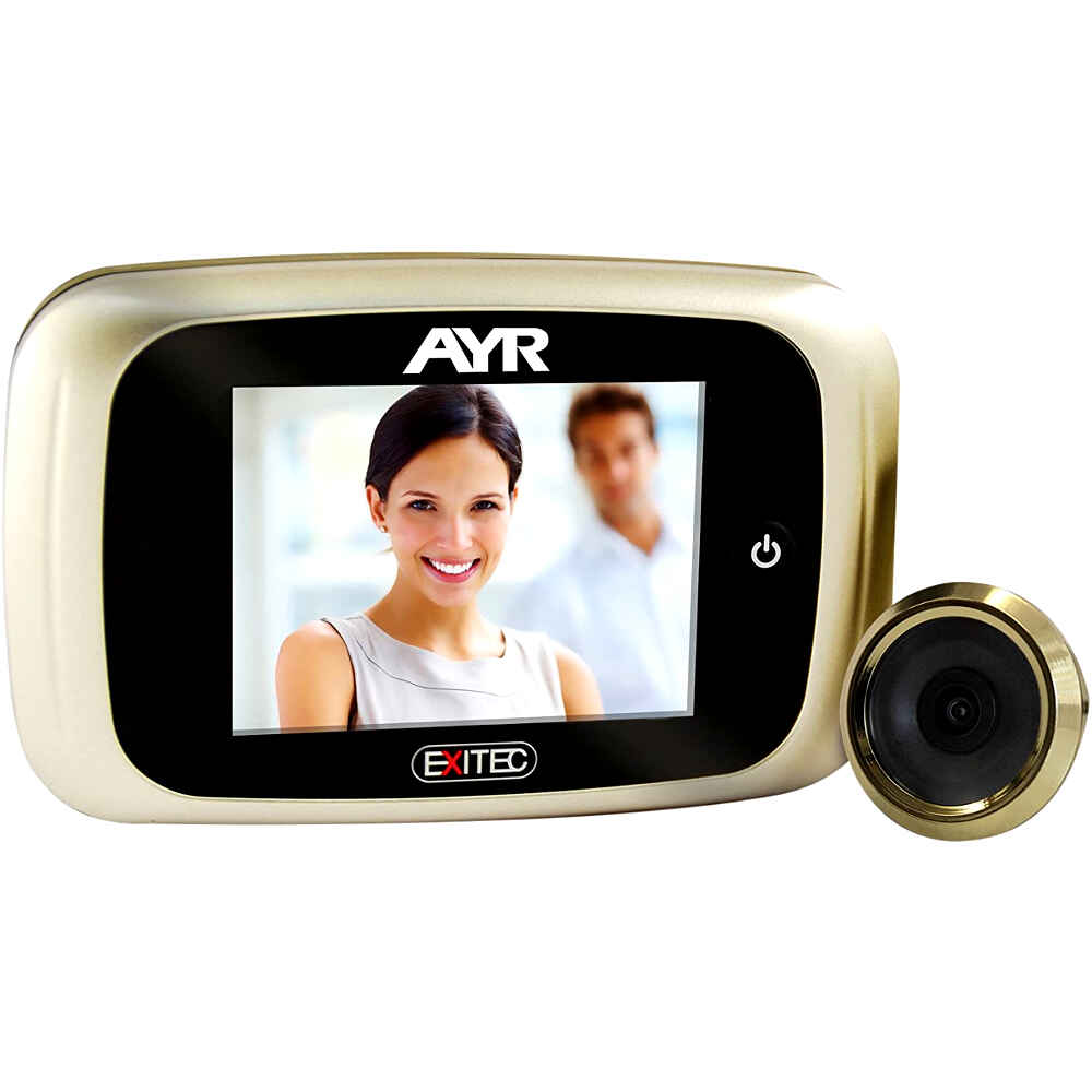 AYR Face Mirilla digital 755 (Grosor de puerta: 38 mm - 110 mm, Tipo de  pantalla: 4,3″ TFT)