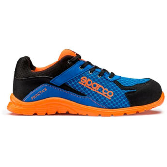 zapato sparco practice azul naranja